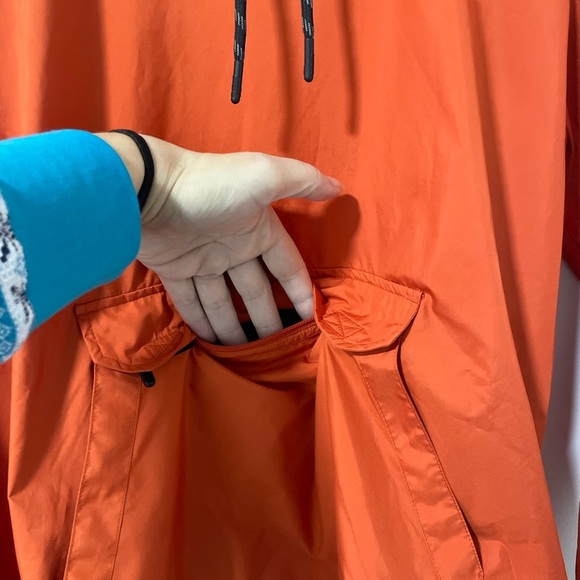 CHROME- Mens Buckman Packable Anorak Mecca Orange size small - Picture 5 of 7
